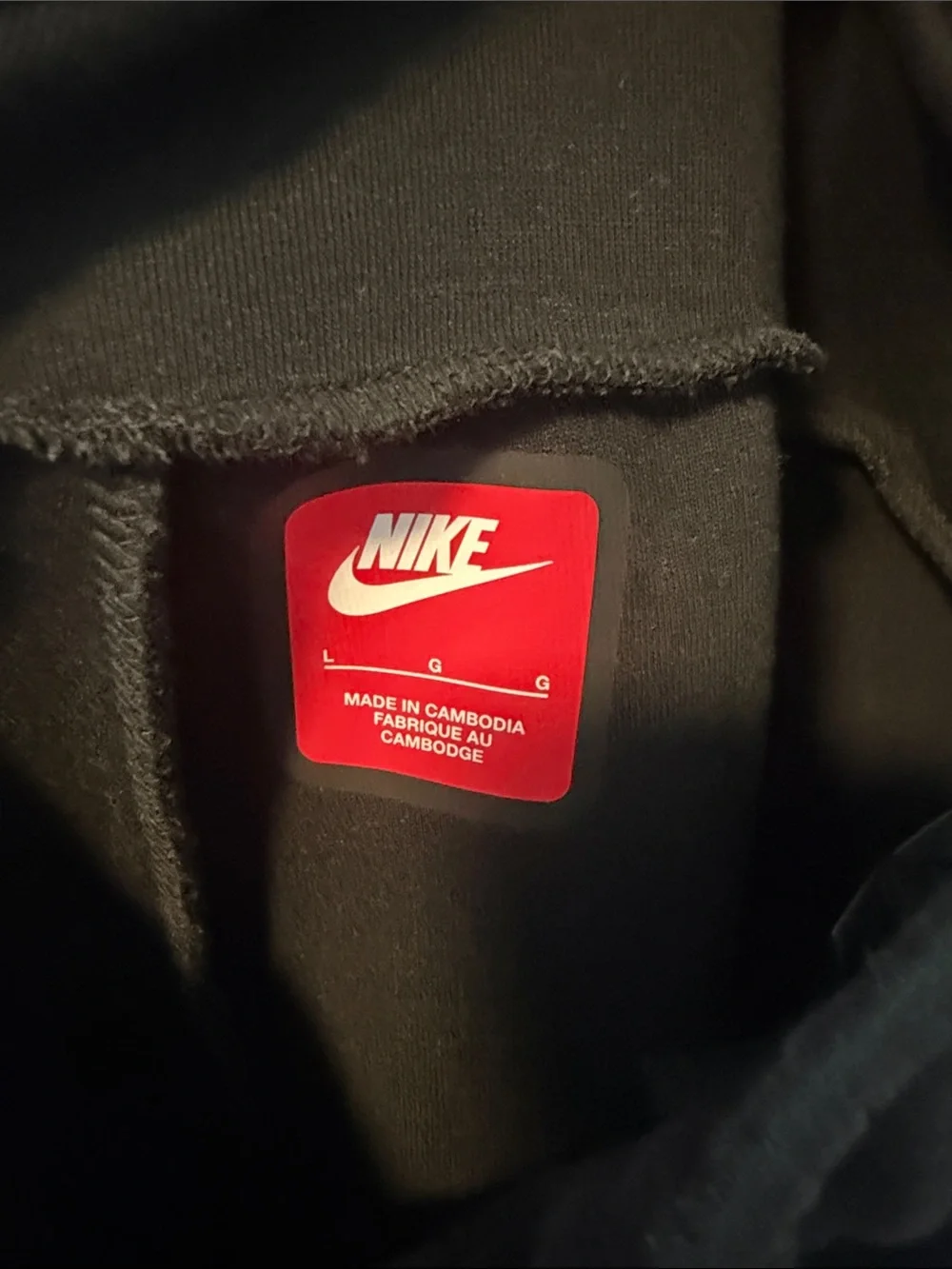 Nike Tech Fleece Joggers-open cuff- Big Kid L